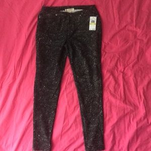 Michael Kors black/white leggings size Medium